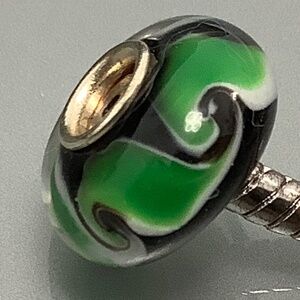 New Murano Glass Charm/Bead for Snake Chain Bracelet or Necklace